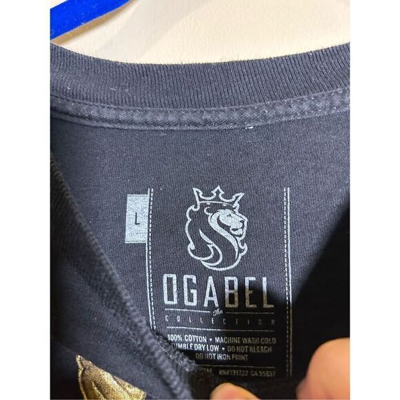 Y2K OGabel Lost-King T-Shirt L Skull King Graphic-Tee Grunge EUC - Picture 4 of 6